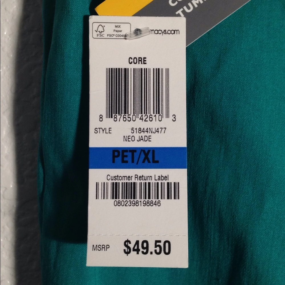 FINAL MARKDOWN Ladies' JM Collection Nwt Petite Slim Leg Capris xlp - Picture 3 of 8